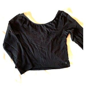 Long sleeve crop top